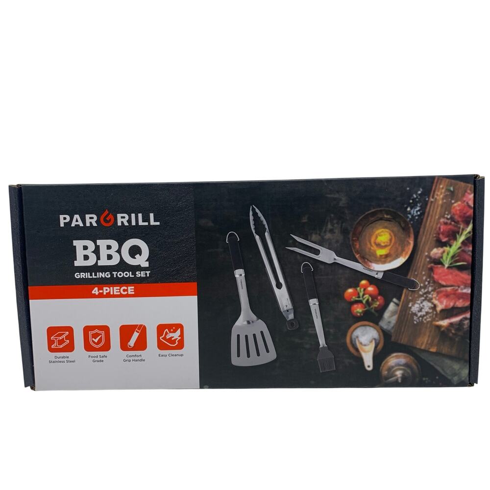 Par Grill 4-Piece BBQ Grilling Set